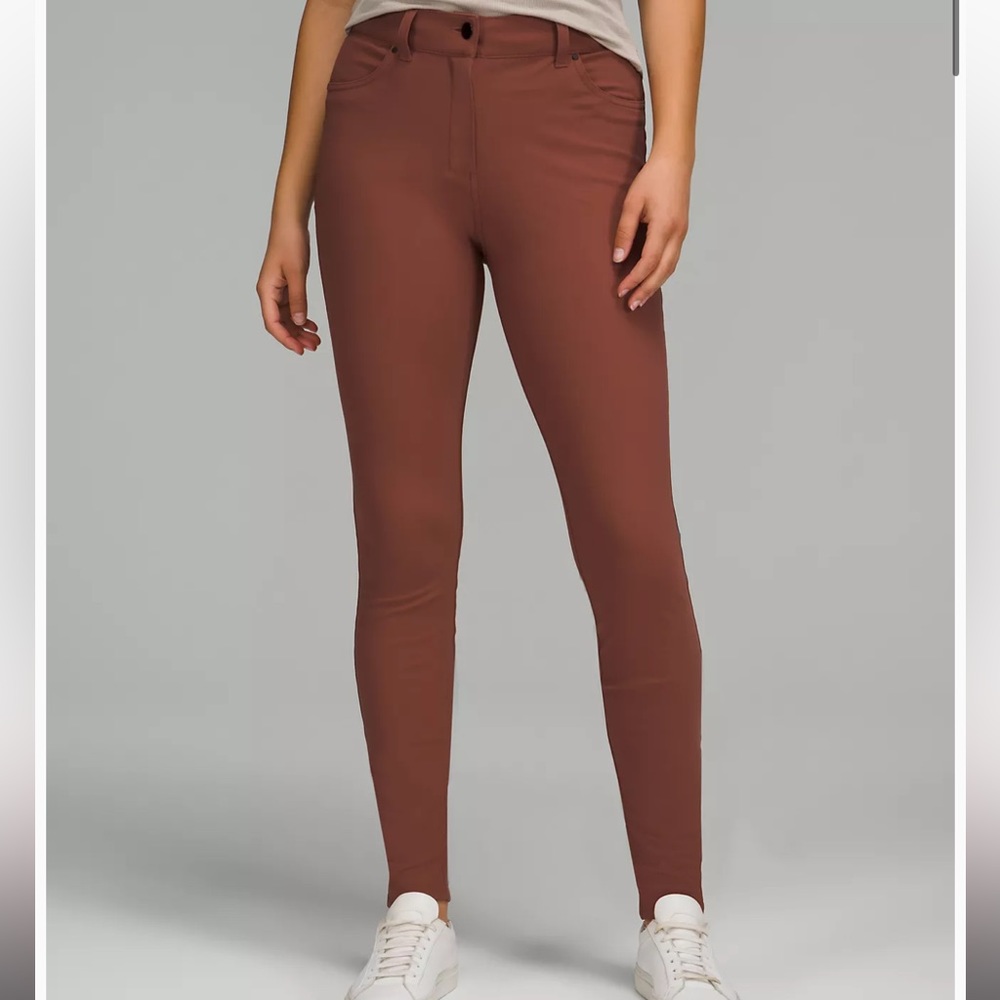 City Sleek Slim-Fit 5 Pocket High-Rise Pant